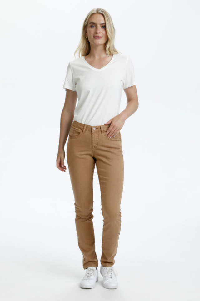 Pantalon décontracté / poches - 10606565TC - Cream